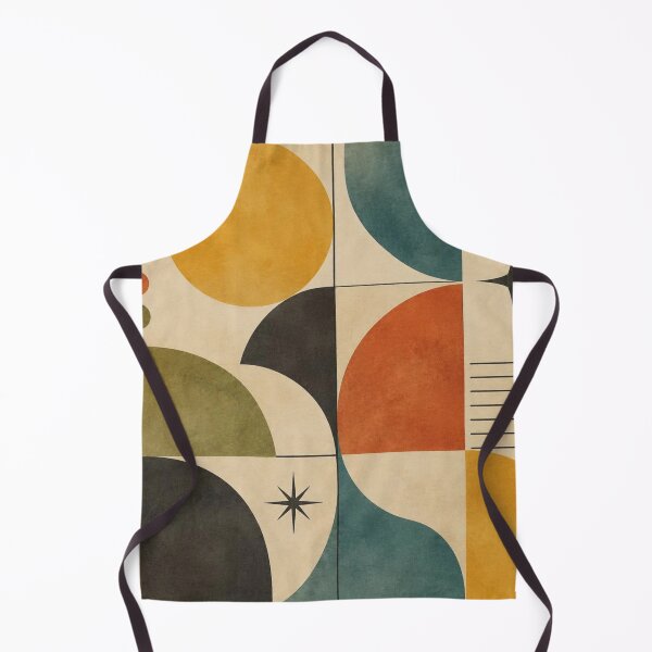 Item preview, Mid-Century Modern Watercolor - Atomic Starburst Geometric - Retro Modernist Art designed and sold by GrinGalore.