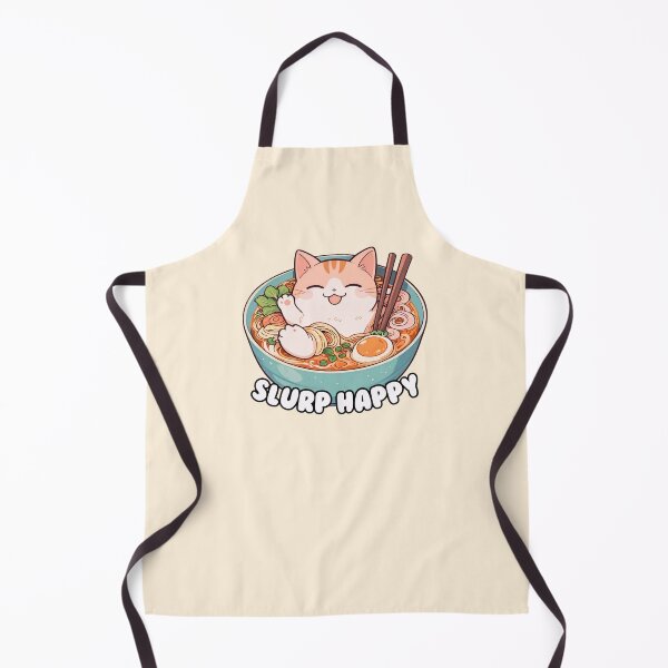 Item preview, Slurp Happy Kawaii Ramen Cat designed and sold by Madhav Creations Studio.