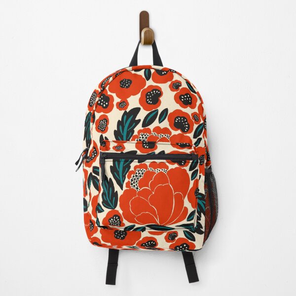Item preview, Hot Fiery Red Florals designed and sold by TuluaStudio.
