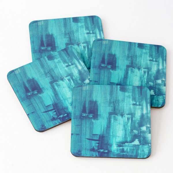 Item preview, Shades of turquoise and oriental blue designed and sold by TessAndre.