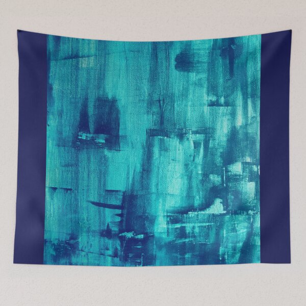 Item preview, Shades of turquoise and oriental blue designed and sold by TessAndre.