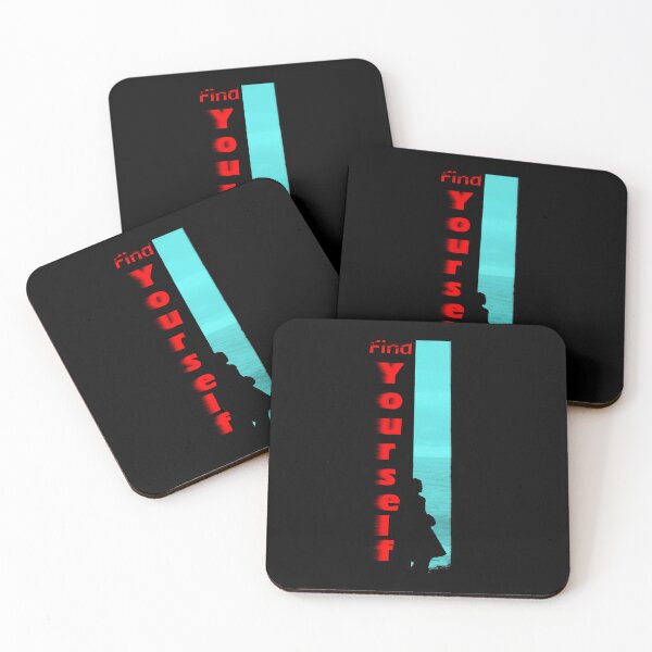 Item preview, Find Yourself Retro Glitch Ocean Typography designed and sold by Edwere.