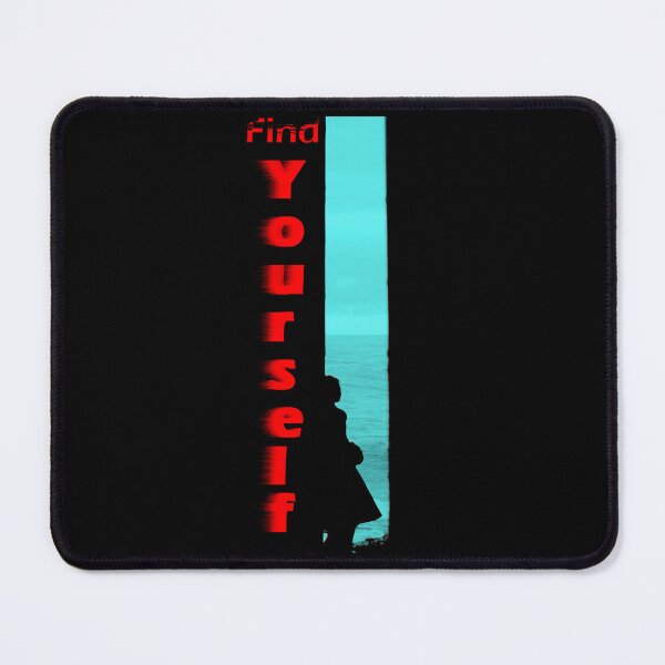 Item preview, Find Yourself Retro Glitch Ocean Typography designed and sold by Edwere.