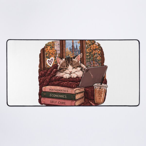 Item preview, Studyiing cat sleepy designed and sold by anacdg.