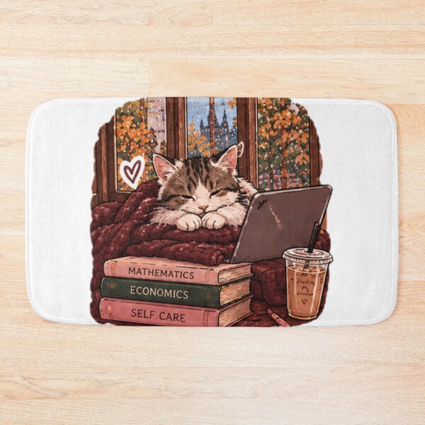 Item preview, Studyiing cat sleepy designed and sold by anacdg.