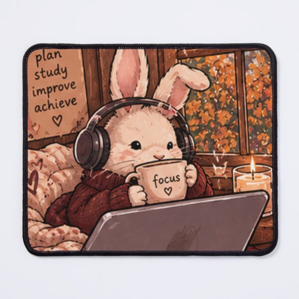 Item preview, Studying bunny  designed and sold by anacdg.