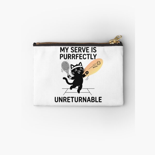 Item preview, Purrfectly Unreturnable - Tennis Design designed and sold by RunningWhiskers.