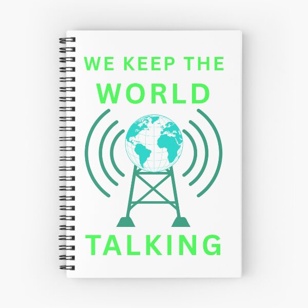 Item preview, We Keep The World Talking designed and sold by FiberatWorkTechs.