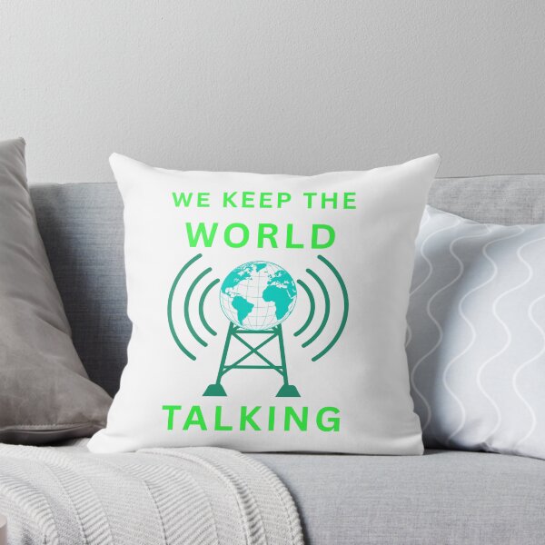 Item preview, We Keep The World Talking designed and sold by FiberatWorkTechs.