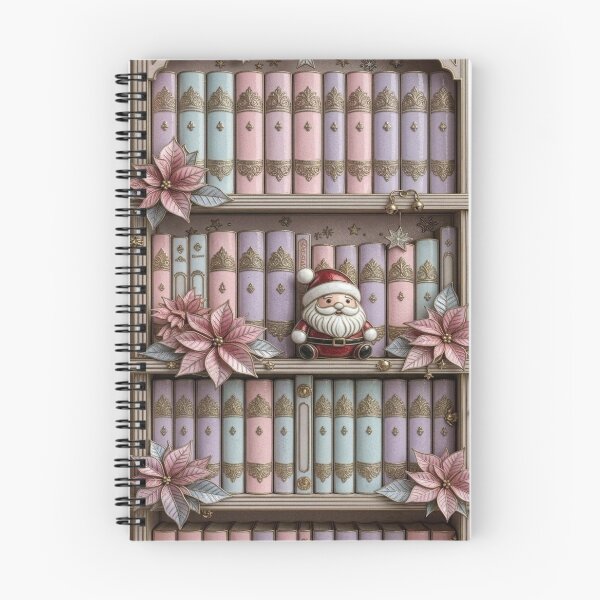 Item preview, Christmas Bookshelf with Santa Claus designed and sold by BriSher.