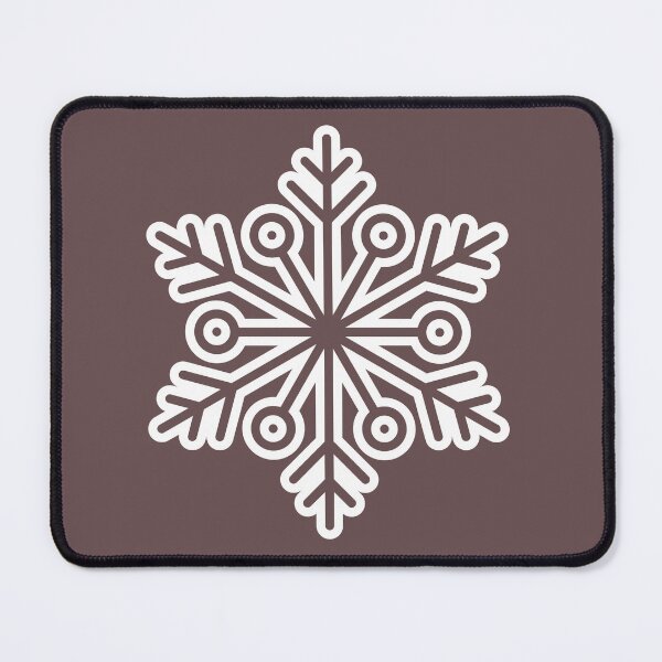Item preview, Winter Snowflake Dark Rosewood Seamless Pattern Art designed and sold by Jyoti Digital Artist.