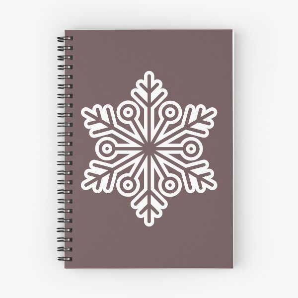 Item preview, Winter Snowflake Dark Rosewood Seamless Pattern Art designed and sold by ​Jyoti Digital Artist.