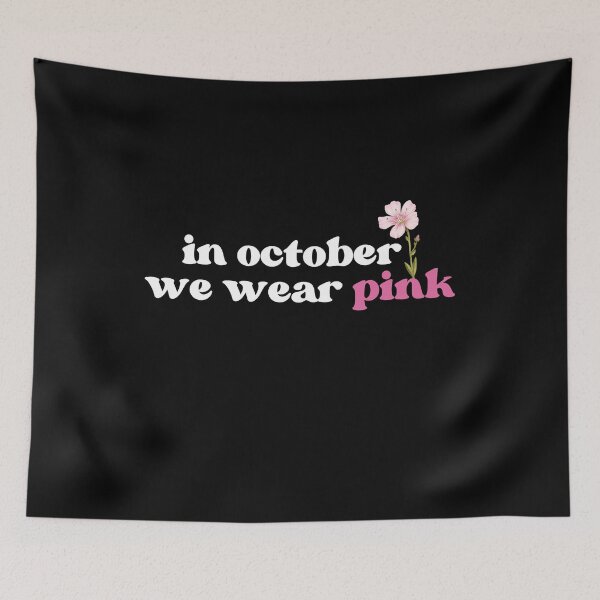 Item preview, In October We Wear Pink Shirt, Breast Cancer Shirt, Cancer Fighter Shirt, Cancer Support Shirt for Women, Breast Cancer Giff designed and sold by faridman.