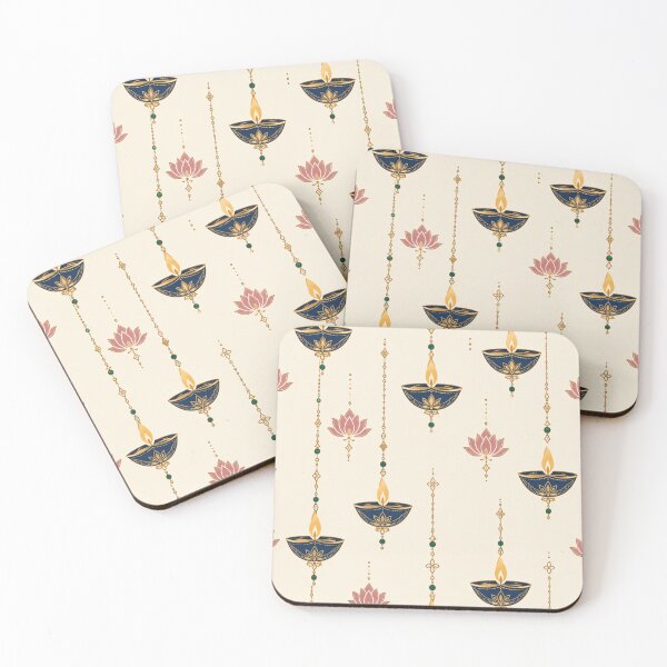 Item preview, Luxury Diwali Hanging Diya Pattern designed and sold by Paper&Palette.