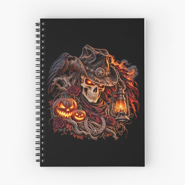 Item preview, Skeleton Cowboy – Dark Western Halloween designed and sold by  QuarterHorseArt by Just my Studio.