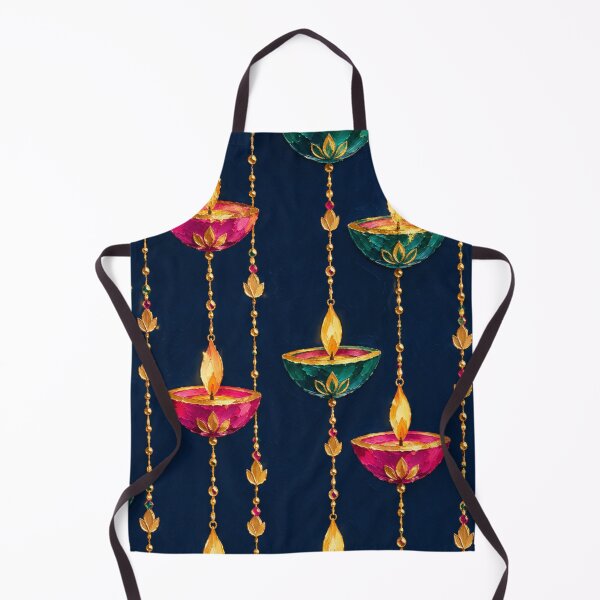 Item preview, Luxury Diwali Hanging Diya Pattern designed and sold by Paper&Palette.