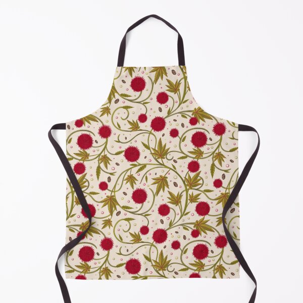 Item preview, Warm Cream Castor Bean Botanical designed and sold by Little Wimbly.