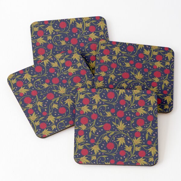 Item preview, Castor Bean Dark Botanical designed and sold by Little Wimbly.