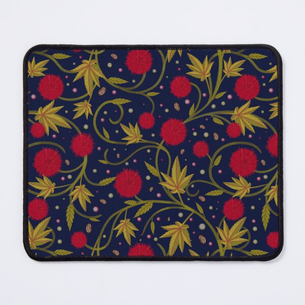 Item preview, Castor Bean Dark Botanical designed and sold by Little Wimbly.