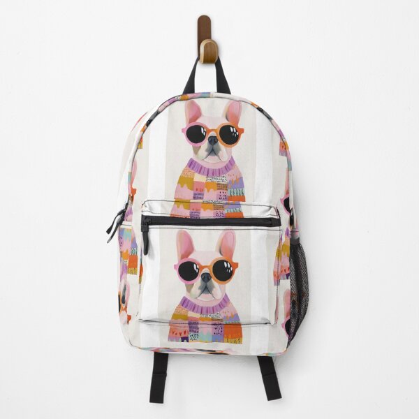 Item preview, Cute French Bulldog with Colorful Sunglasses – Fun Dog Art designed and sold by anemiche.