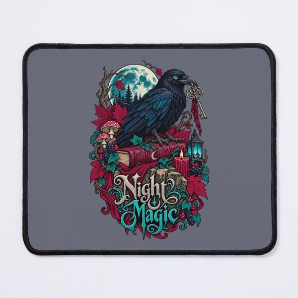 Item preview, Night Magic Raven – Mystical Gothic Autumn designed and sold by Aimetoi.