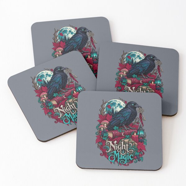Item preview, Night Magic Raven – Mystical Gothic Autumn designed and sold by Aimetoi.