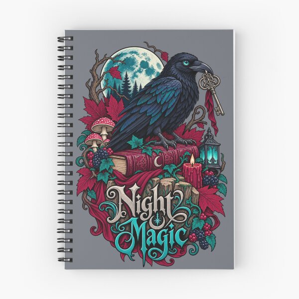 Item preview, Night Magic Raven – Mystical Gothic Autumn designed and sold by Aimetoi.