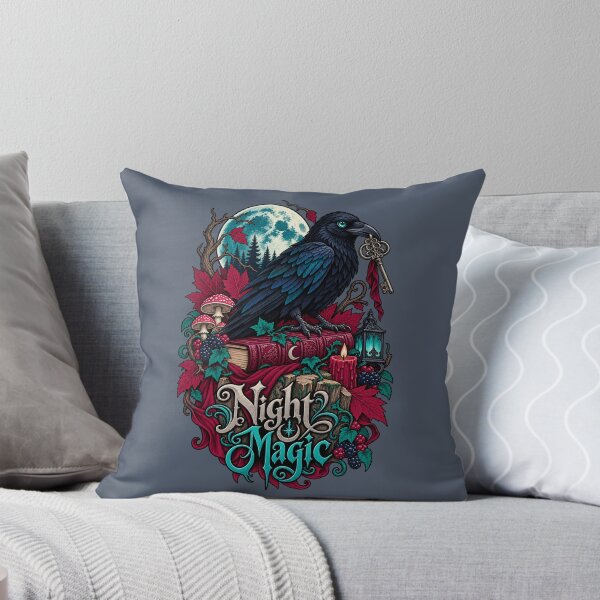 Item preview, Night Magic Raven – Mystical Gothic Autumn designed and sold by Aimetoi.