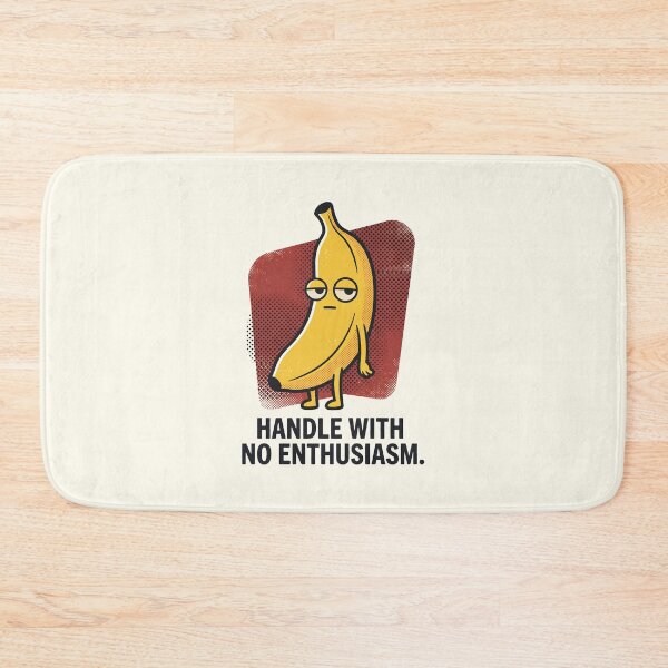 Item preview, Sarcastic Banana Introvert Humor Retro Cartoon designed and sold by SplashTastic.