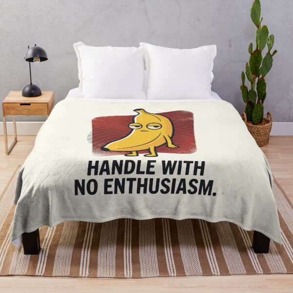 Item preview, Sarcastic Banana Introvert Humor Retro Cartoon designed and sold by SplashTastic.
