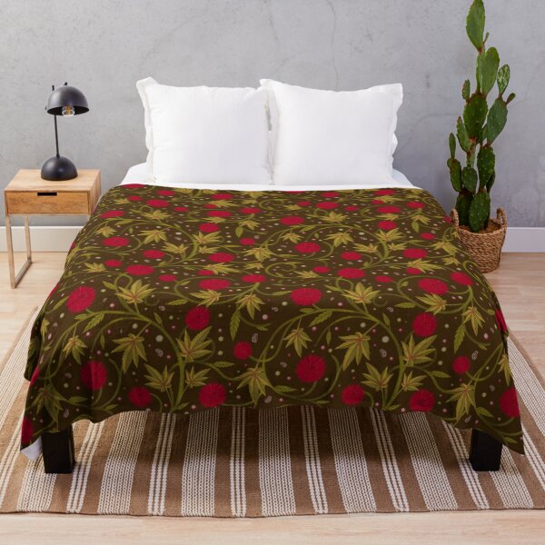Item preview, Dark Brown Castor Bean Botanical designed and sold by Little Wimbly.