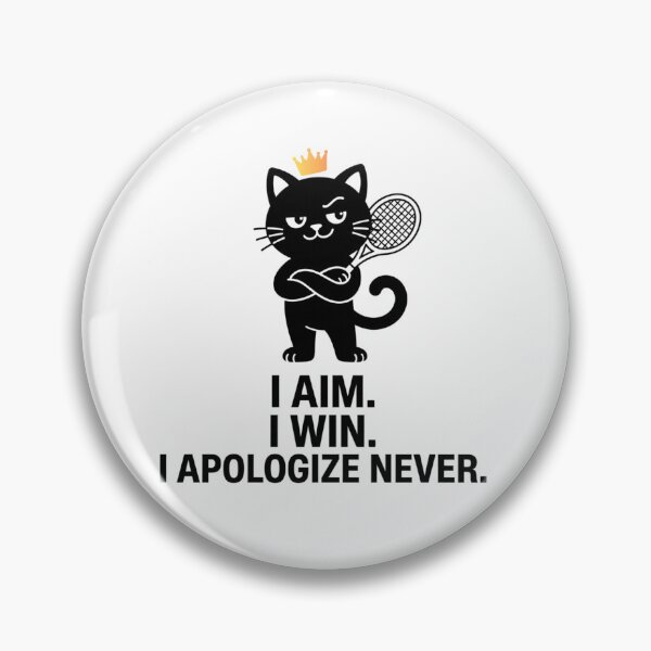 Item preview, Zero Humility All Accuracy - Cat Design designed and sold by RunningWhiskers.