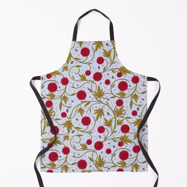 Item preview, Periwinkle Castor Bean Botanical designed and sold by Little Wimbly.