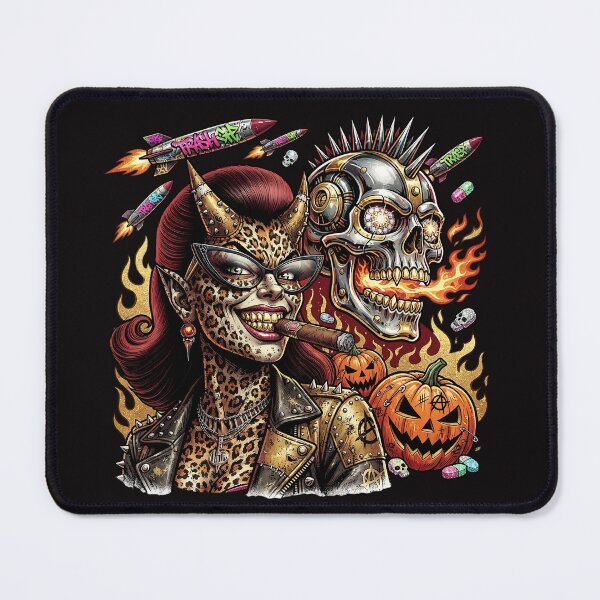 Item preview, Halloween Cyber Leopard Skull Cigar Glasses designed and sold by Voodoo Store Paranormal Collections.