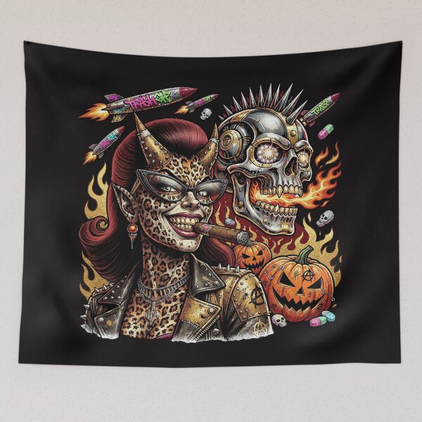 Item preview, Halloween Cyber Leopard Skull Cigar Glasses designed and sold by Voodoo Store Paranormal Collections.