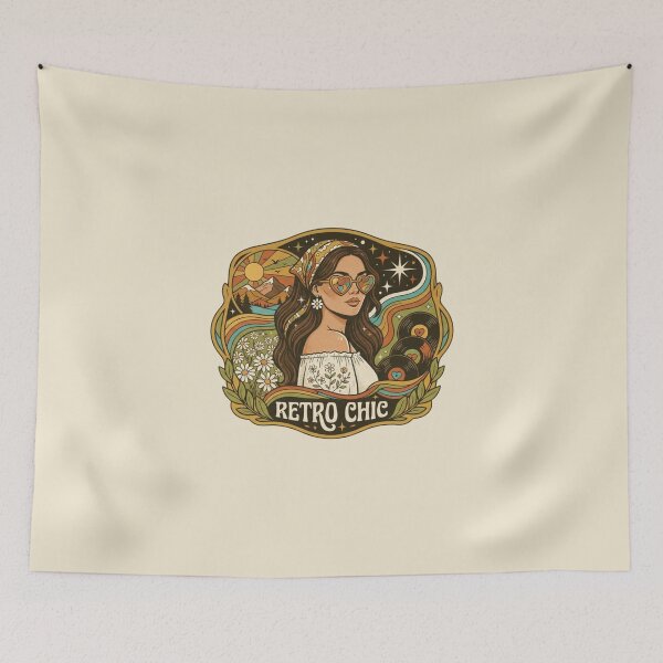 Item preview, Retro Chic Vinyl designed and sold by SK PrintOmand.