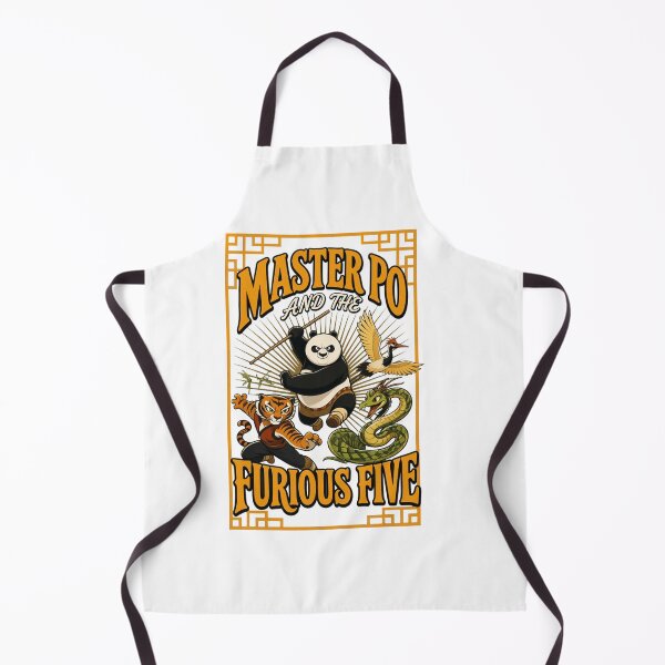 Item preview, Master Panda Furious Five Classic designed and sold by NOELMEDINA.
