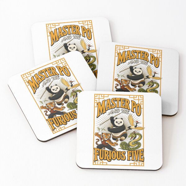 Item preview, Master Panda Furious Five Classic designed and sold by NOELMEDINA.