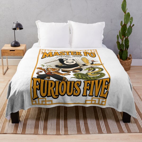 Item preview, Master Panda Furious Five Classic designed and sold by NOELMEDINA.