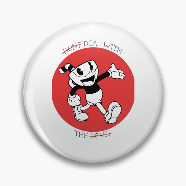 Item preview, don't deal with the devil cuphead sticker classic Essential  designed and sold by LynnGablestore.
