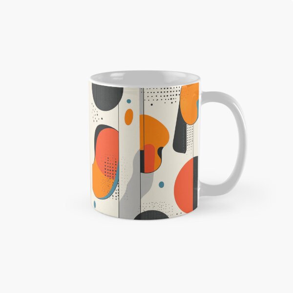 Item preview, Mid-Century Line Art Modern Abstract - Retro Polka Dot - Pop Art Pattern designed and sold by GrinGalore.