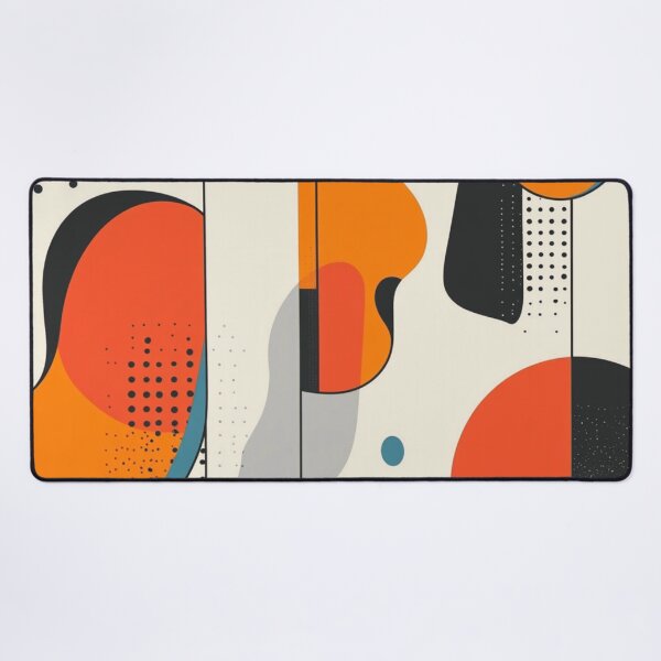 Item preview, Mid-Century Line Art Modern Abstract - Retro Polka Dot - Pop Art Pattern designed and sold by GrinGalore.
