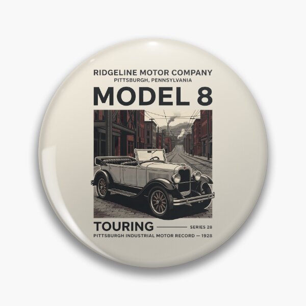 Item preview, Classic Car Vintage Automobile Ridgeline Model 8 Touring designed and sold by SplashTastic.