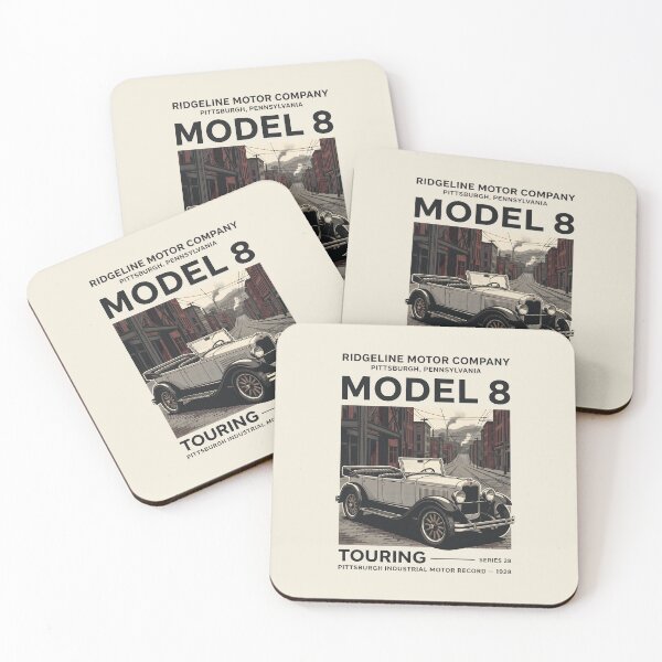Item preview, Classic Car Vintage Automobile Ridgeline Model 8 Touring designed and sold by SplashTastic.
