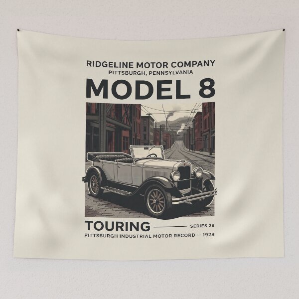 Item preview, Classic Car Vintage Automobile Ridgeline Model 8 Touring designed and sold by SplashTastic.