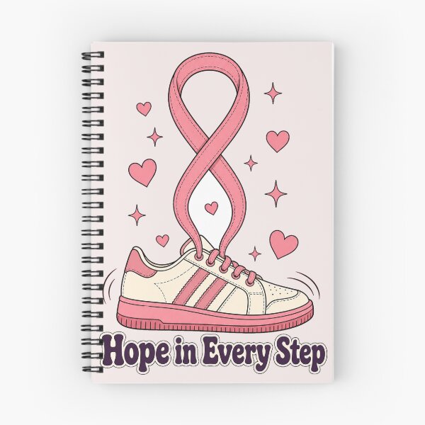 Item preview, Hope in Every Step - Breast Cancer Awareness Sneaker Pink Ribbon Walk designed and sold by MIRAJIL.