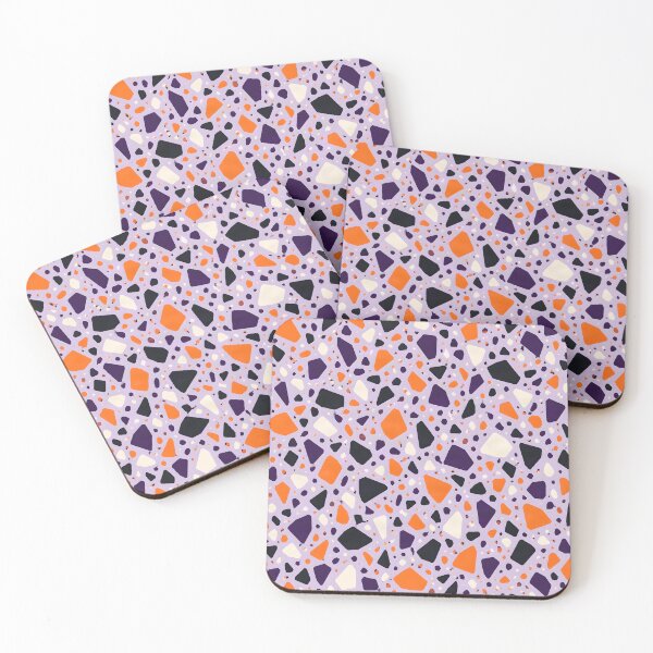 Item preview, Spooky Chic: Halloween Terrazzo Pattern designed and sold by Hashola Designs.