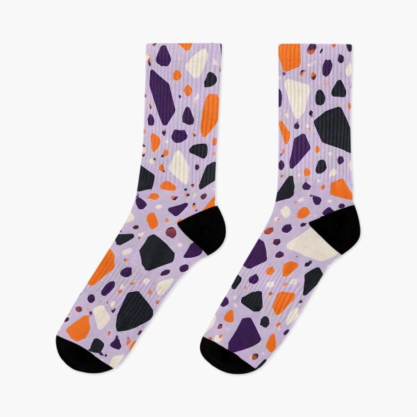 Item preview, Spooky Chic: Halloween Terrazzo Pattern designed and sold by Hashola Designs.