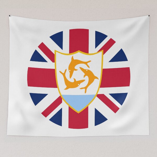 Item preview, Anguilla Circle Flag AI designed and sold by shitpostee.