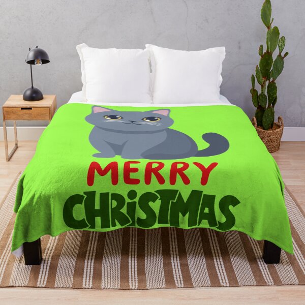 Item preview, Cute British Shorthair Merry Christmas Holiday Art designed and sold by stormk10.